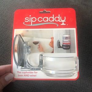 NWT Sip Caddy bathtub/shower drink holder